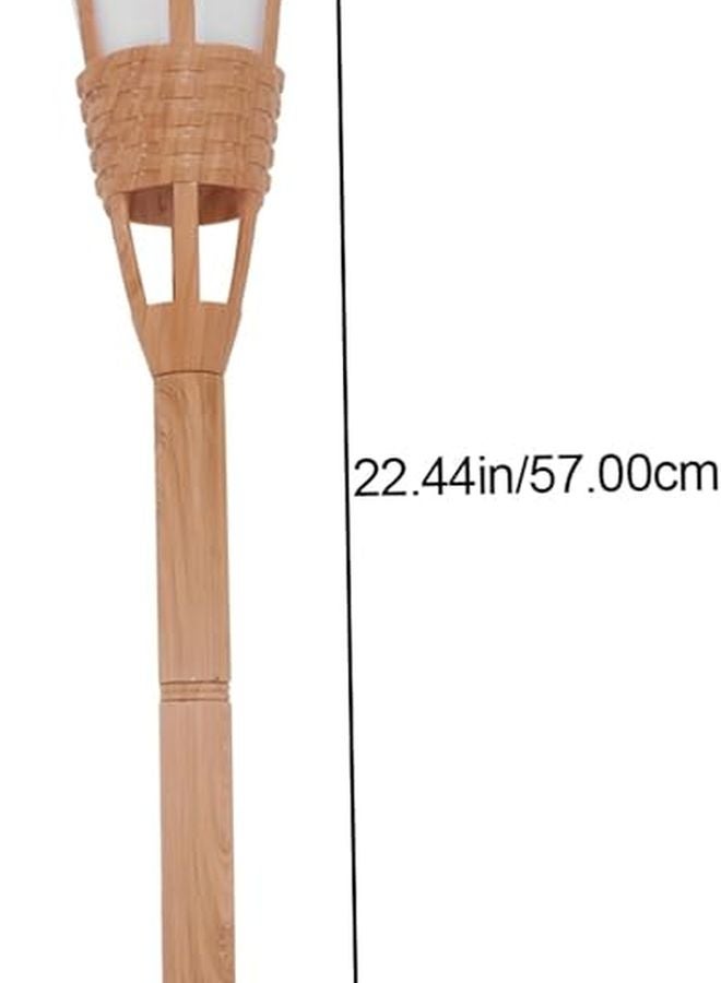 Khaki Solar Torch Lamp For Garden Outdoor Decorative Ground Light - Image 2